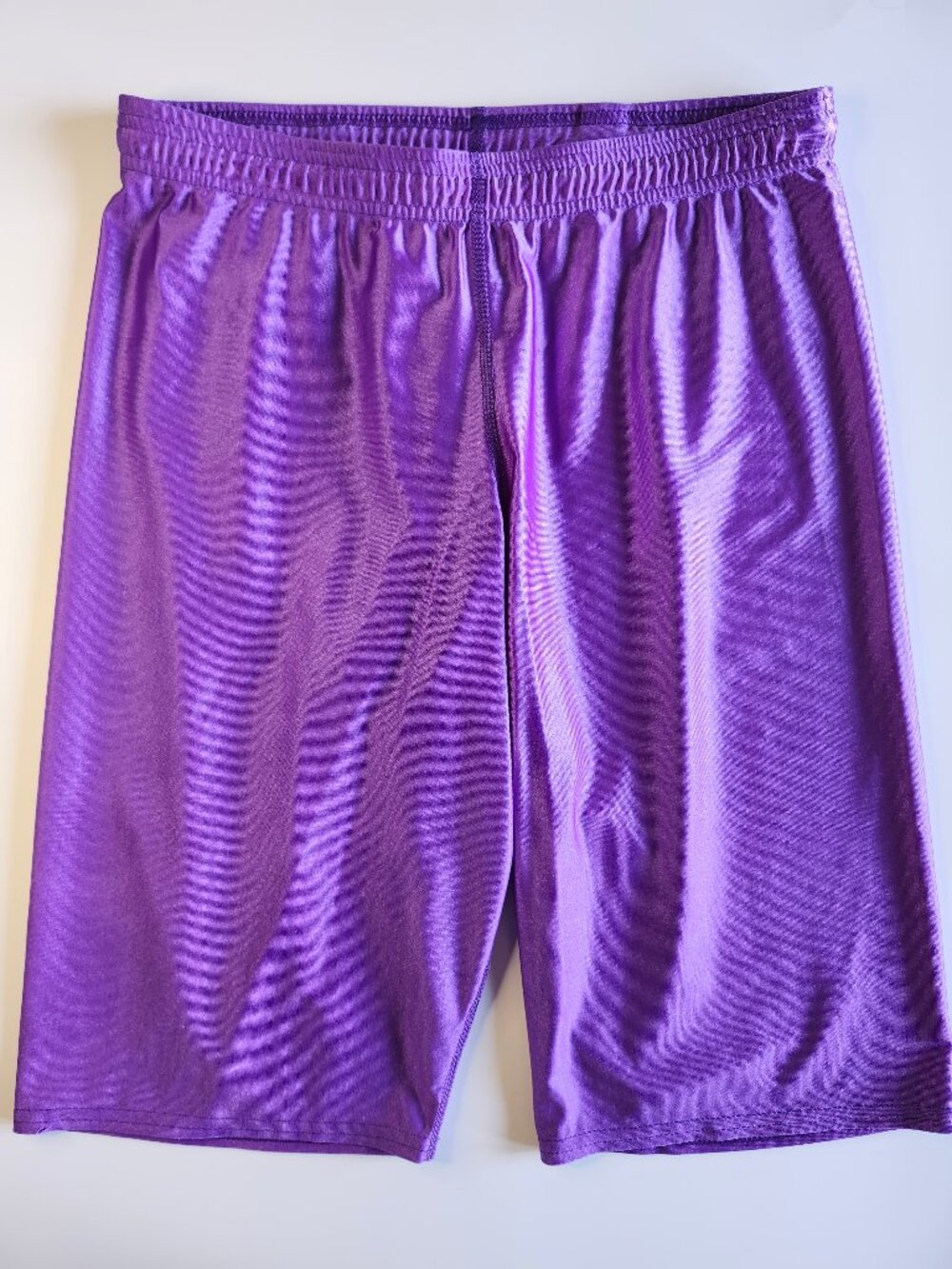 Rain Beau Vintage 90s Purple Spandex Athletic Shorts
